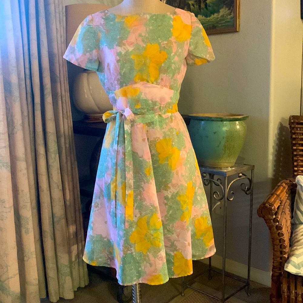Vintage floral dress